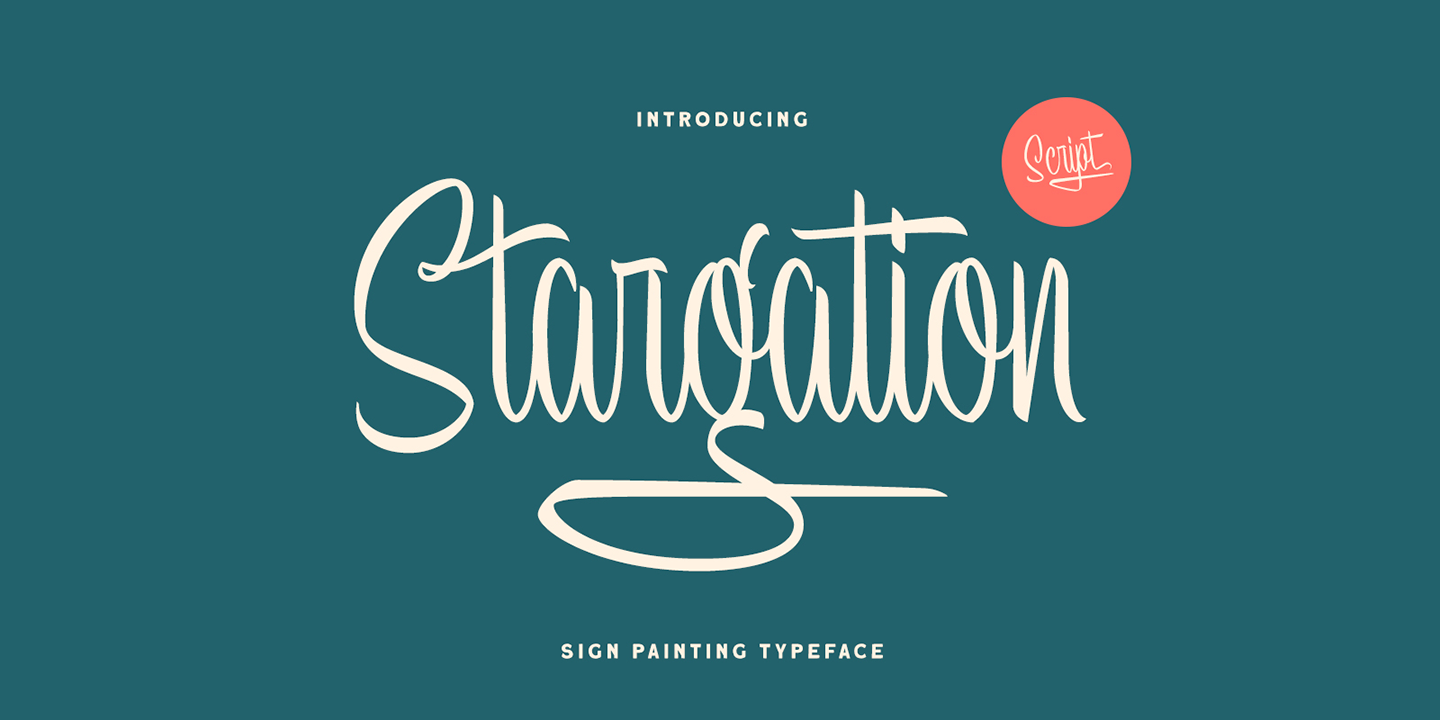 Stargation Regular Font preview